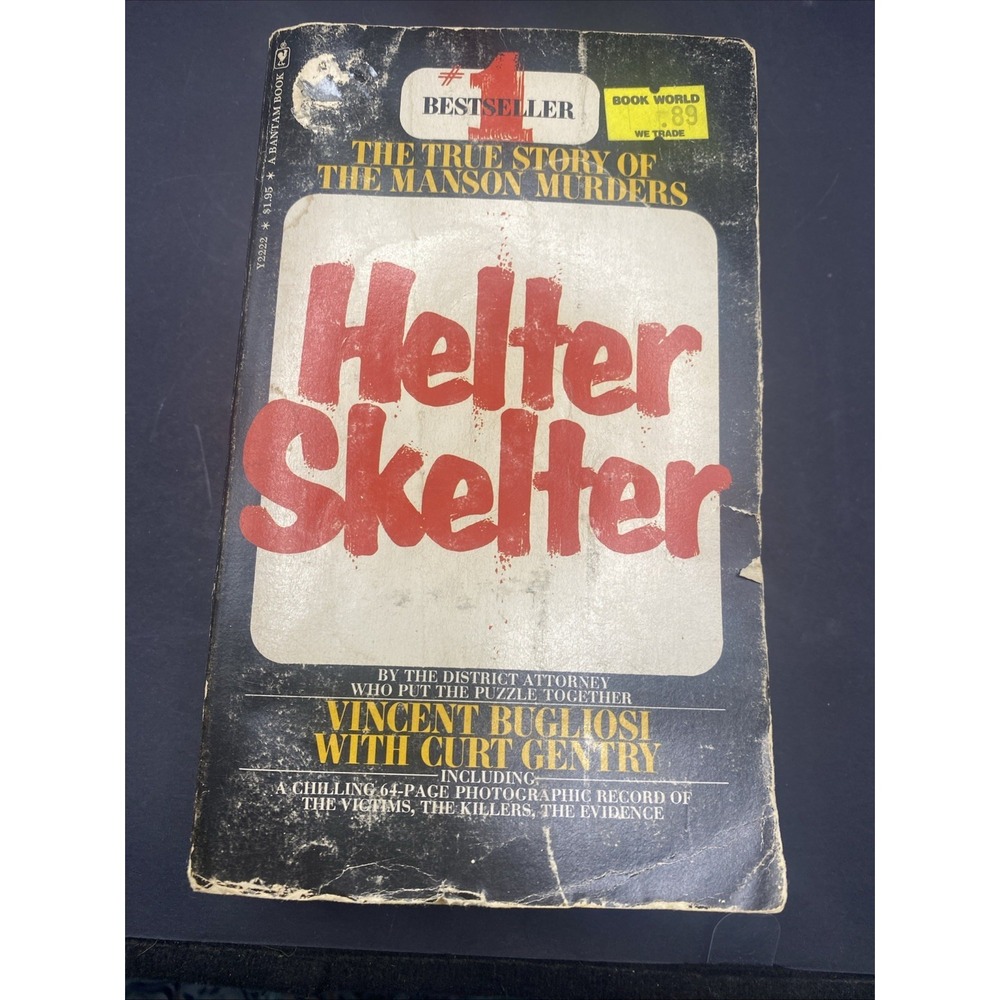 Helter Skelter Vincent Bugliosi 1976 Bantam Paperback True Crime Manson Book